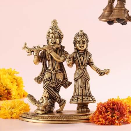 Eternal Love Radha Krishna Idol